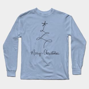 merry christmas doodle Long Sleeve T-Shirt
